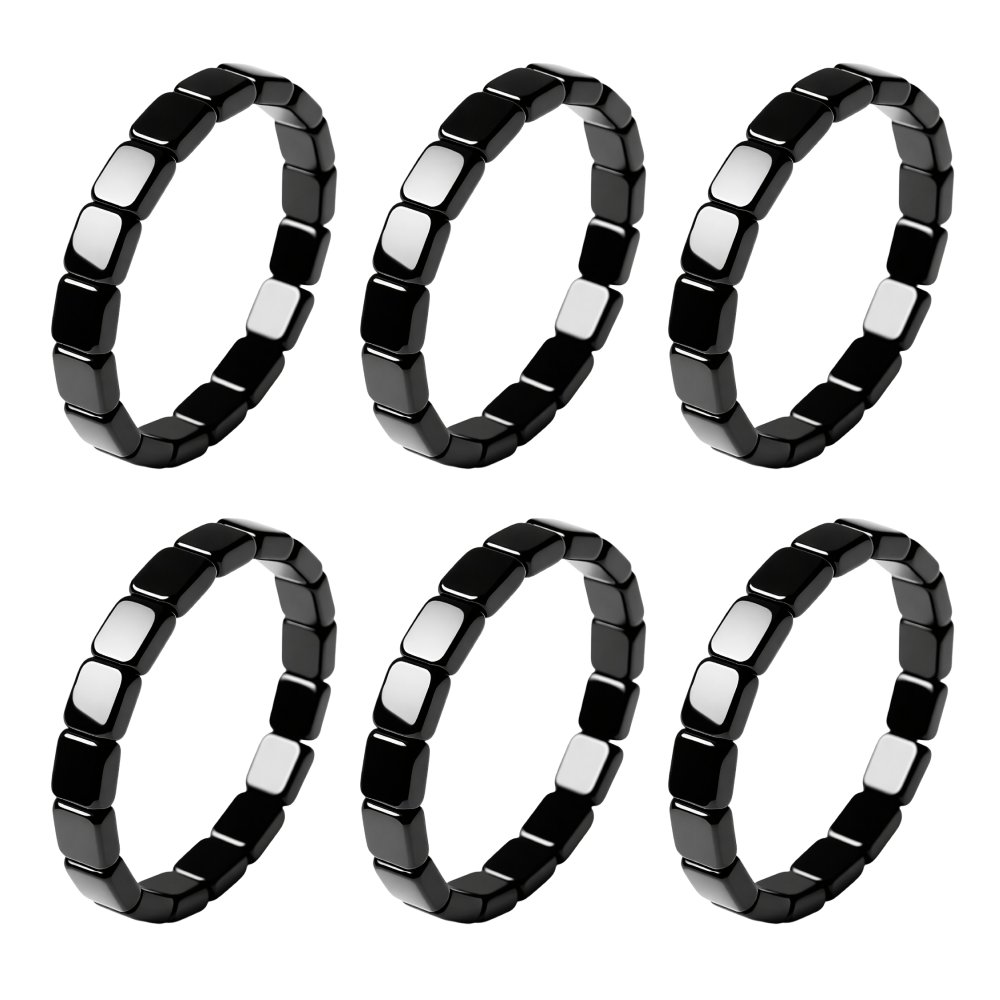 6 Pack | Hematite Bracelet